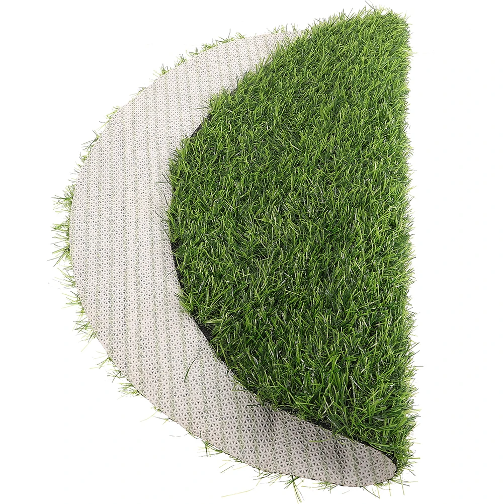 

Round Simulated Mat Plastic Table Cover For Dining Room Decor Outdoor Picnic Buffet Tables No Maintenance Household Grass