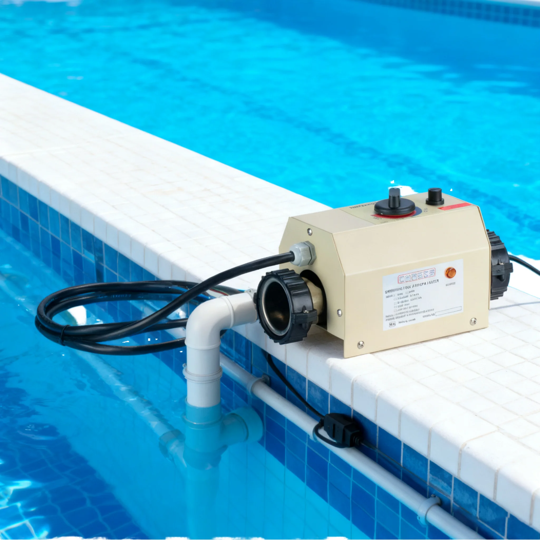 Coasts B-M 2/3KW 220V Electric Heating Swimming Pool & Spa Heater Pump System