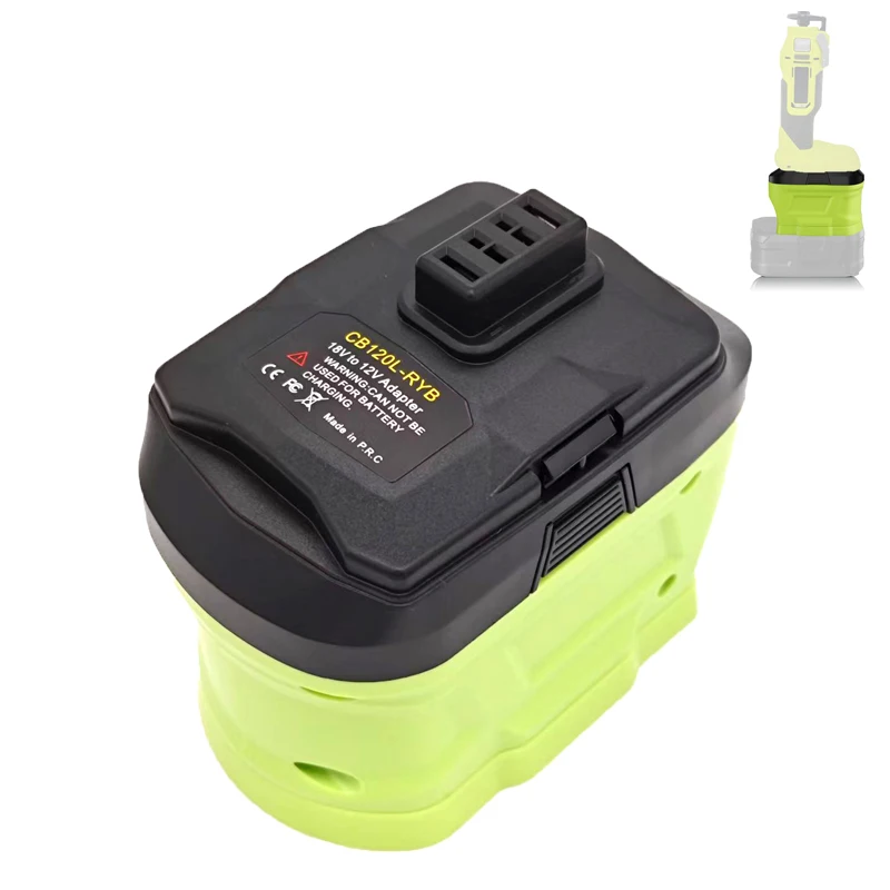 

For Ryobi 18V Li-ion Batteries Converting To for Ryobi 12V Li-ion Battery Cordless Power Tools Drills CB120L-RYB Battery Adapter