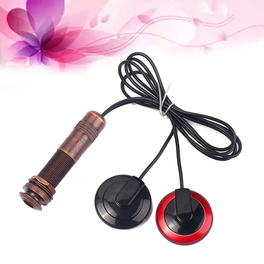 Ukulele Pickup Piezo Microphone Electric Guitar Transducer Delivers Dual Twin Internal Sensor Stereo