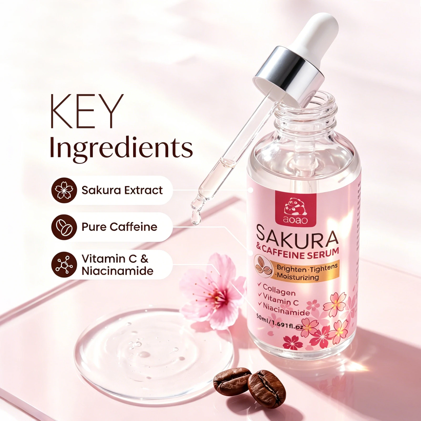 Sakura Essence Contains Niacin - Niacinamide Brightening Serum ulasan dan harga