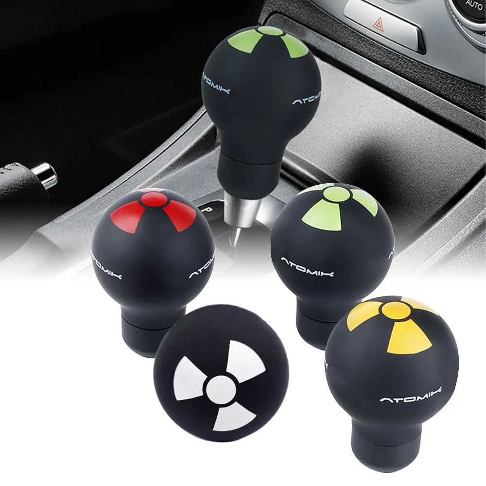 

MO Universal Racing Gear Shift Knob Handle Ball Universal Manual Lever Stick Shifter N-bomb Pattern MO