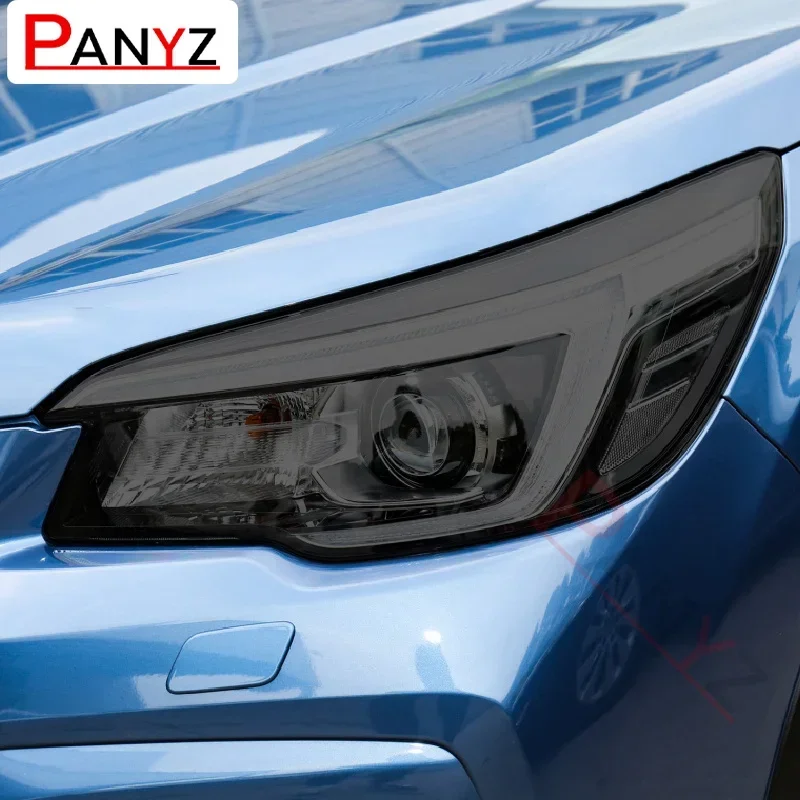 

Car Headlights Protective Tint Film Smoke Black Transparent TPU Headlamp Light Sticker For Subaru Forester 2013-2020 Accessories
