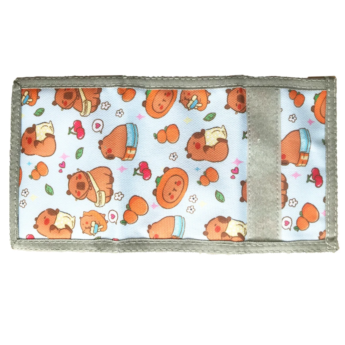 1pc Cute Cartoon Capybara Wallet for Girls Kawaii Trifold Money Organizer Lovely Purse Credit Card Clutch Wallets Handbag