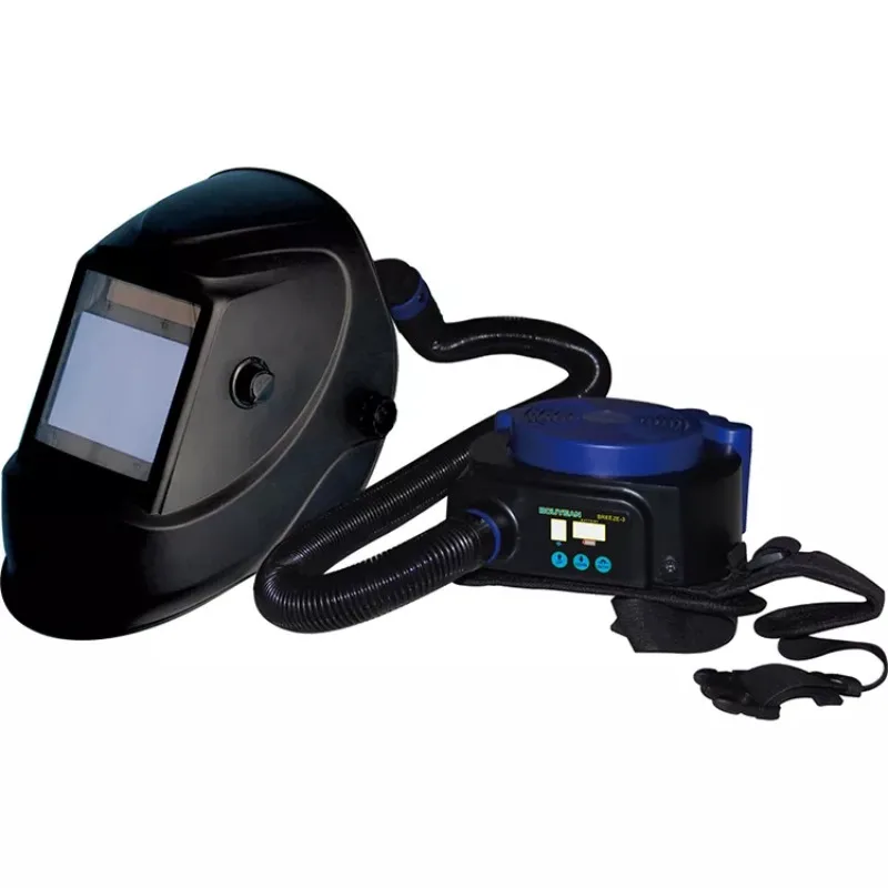 

Durable PP Material Full Face Auto-Darkening Welding Helmet Head-Mounted True Color Air Purifying Mask Air Filter Face Shield