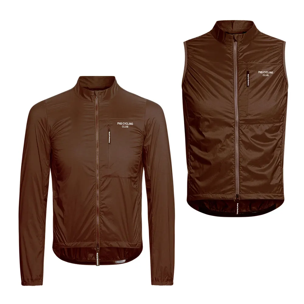 

Men Winter PNS Cycling Jacket Lightweight Warm Cycling Vest Sleeveless hermal Fleece Inside Wind Jacket MTB Road Bike Clothing