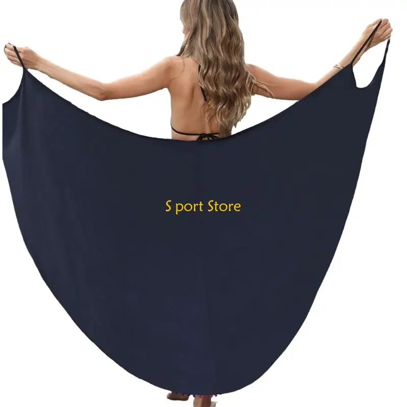 U2JB elegante vestido playa pieza suave transpirable para mujeres dama