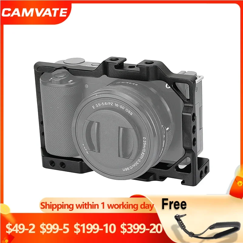 Camvate Camera Cage Rig Vollformat-Formteil mit oberer Schuh halterung und 1/4 Montage punkten für