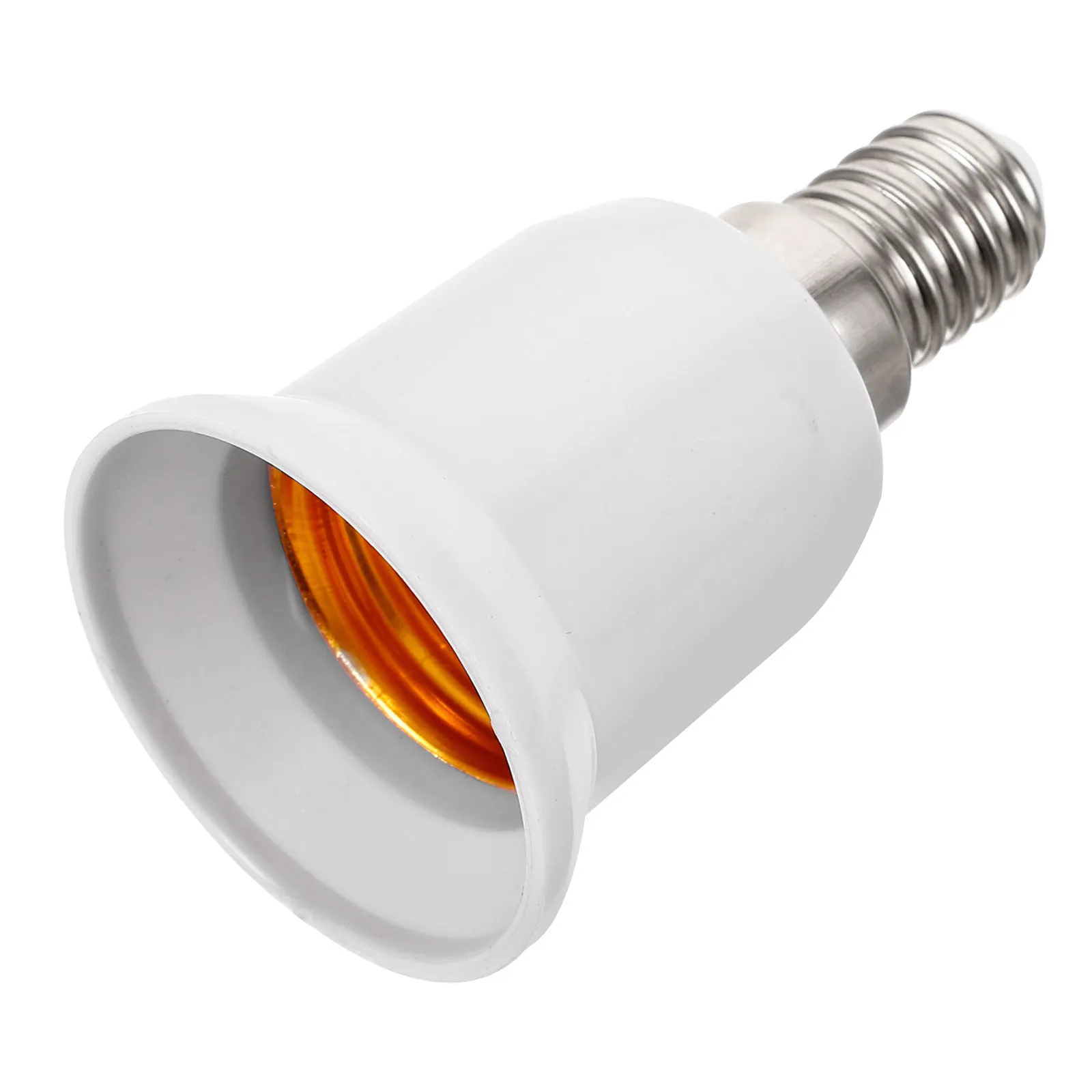 

Переходник для лампочек E14 на E27, пластиковый конвертер для цоколя лампы, сменный держатель для внутренних светильников