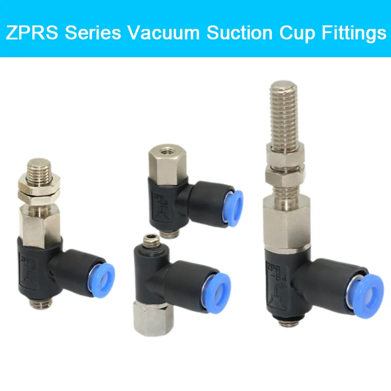 

ZPRS/ZPRL Series Vacuum Suction Cup Fittings Side-inlet rigid metal fixture bracket ZPRS/L-04/06/08-B4/B5/B6/A4/A68