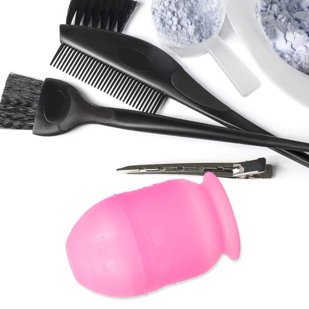 2 pezzi Ciotola per tinture per capelli Bilancia Shake Cup Miscelazione Tazze di vernice Prodotto per la cura Ciotole per colori Colorazione in plastica Tinta Dying Shaker