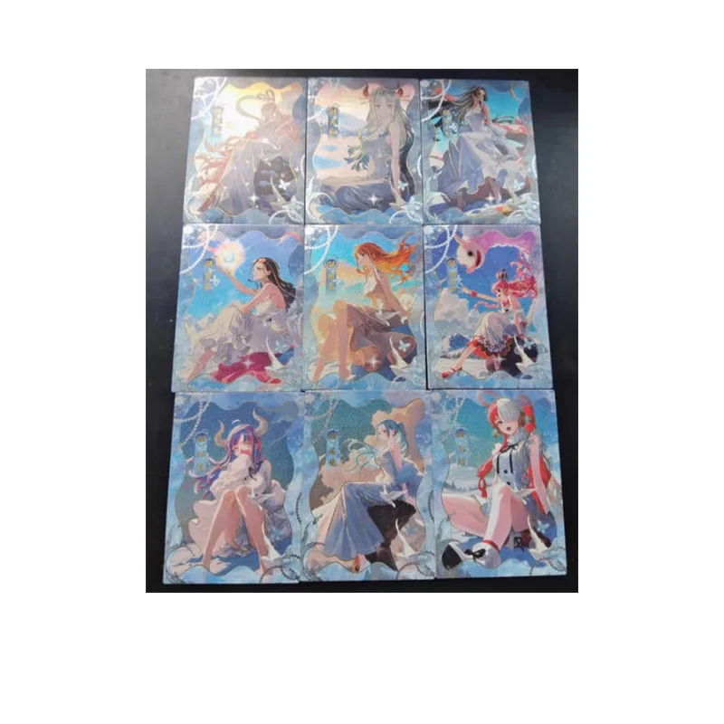Anime ONE PIECE LSR TS PQR Zestaw Kart Perona Nefertari D Vivi Boa Hancock Karty Kolekcjonerskie Prezent na Boże Narodzenie Urodziny Zabawka dla Dzieci