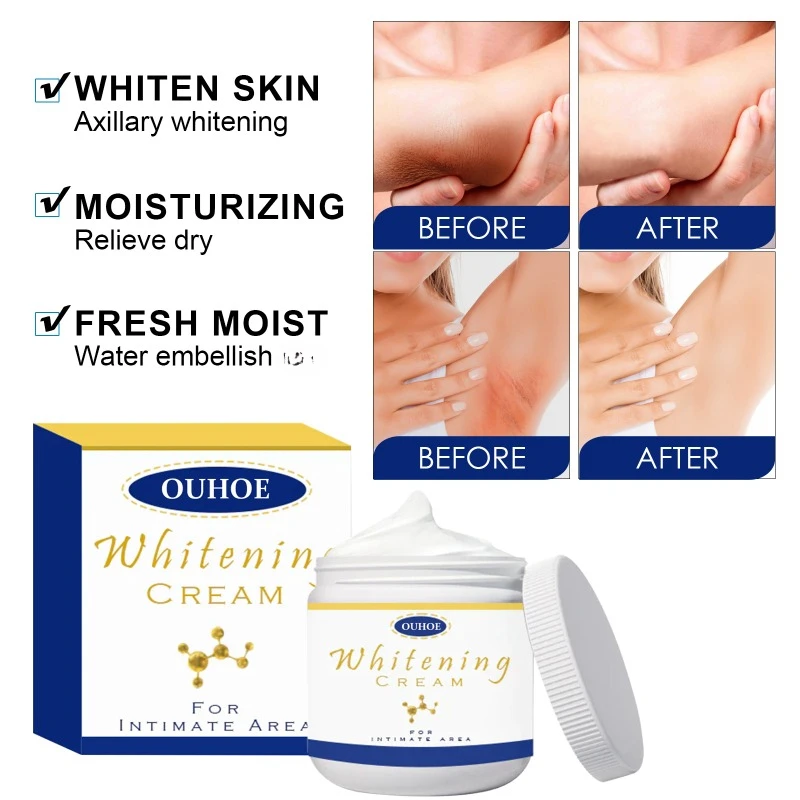 Body Whitening Cream fade Dull Melanin remove Underarm Knee Elbow Armpit Bleaching Cream Improve Dark Spots Brighten Skin Care