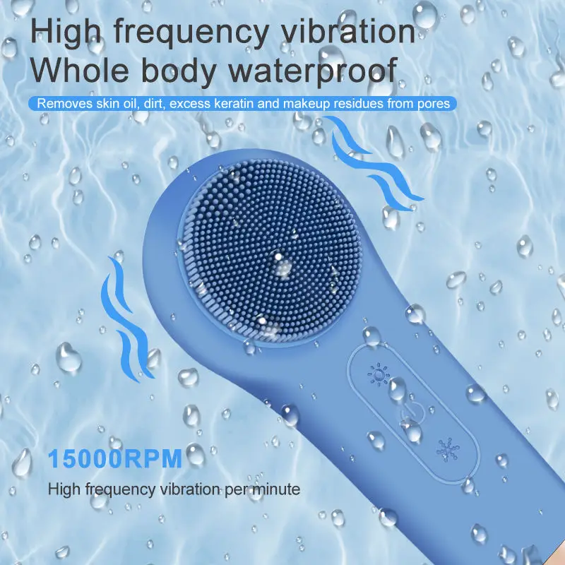 Multi-functional Beauty Cleaner Massage Vibration Sonic Facial Massager