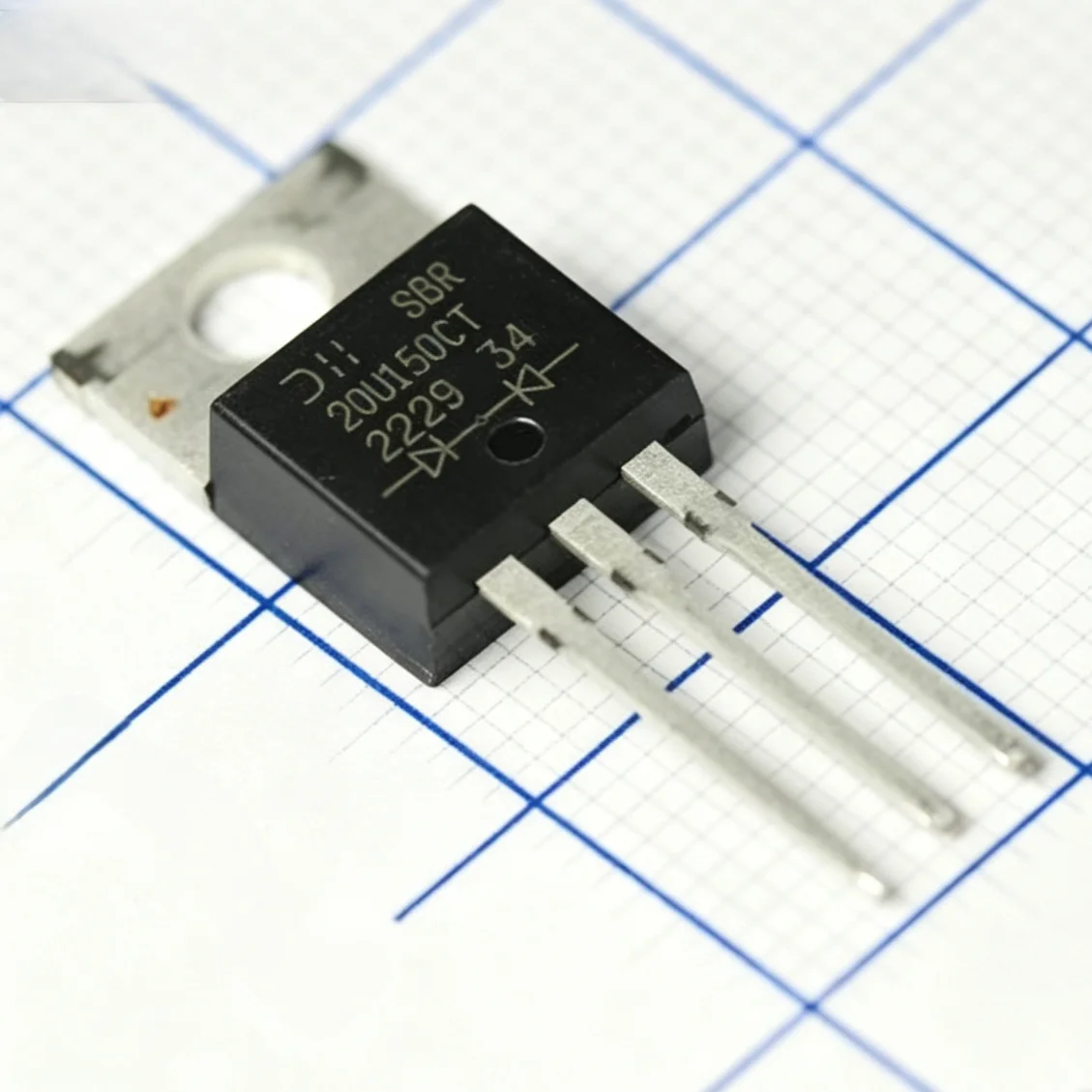 10PCS SBR20U150CT TO-220AB 150V 200A 780mV@10A 1Pair Common Cathode NEWOriginal Super Barrier Rectifier DIODE ARRAY SBR 20U150CT