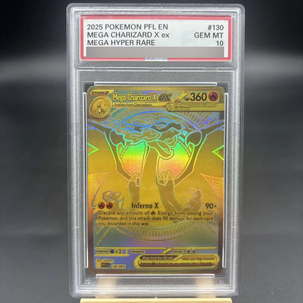 لتقوم بها بنفسك Ptcg Mega Gengar Charizard X Ex بطاقة تصنيف يابانية Lucario Gardevoir نسخة نسخة كلاسيكية أنيمي جمع بطاقة هدية لعبة