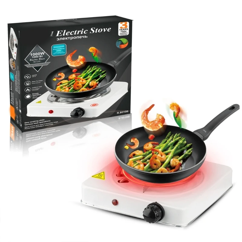 

Electric Single Coil Hot Plate Cooktop Portable Countertop Stove for Home