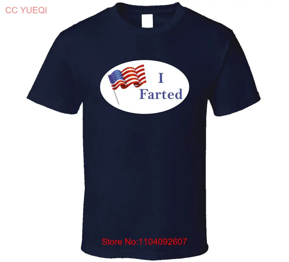 I Farted Sticker I Voted Sticker Parody T Shirt