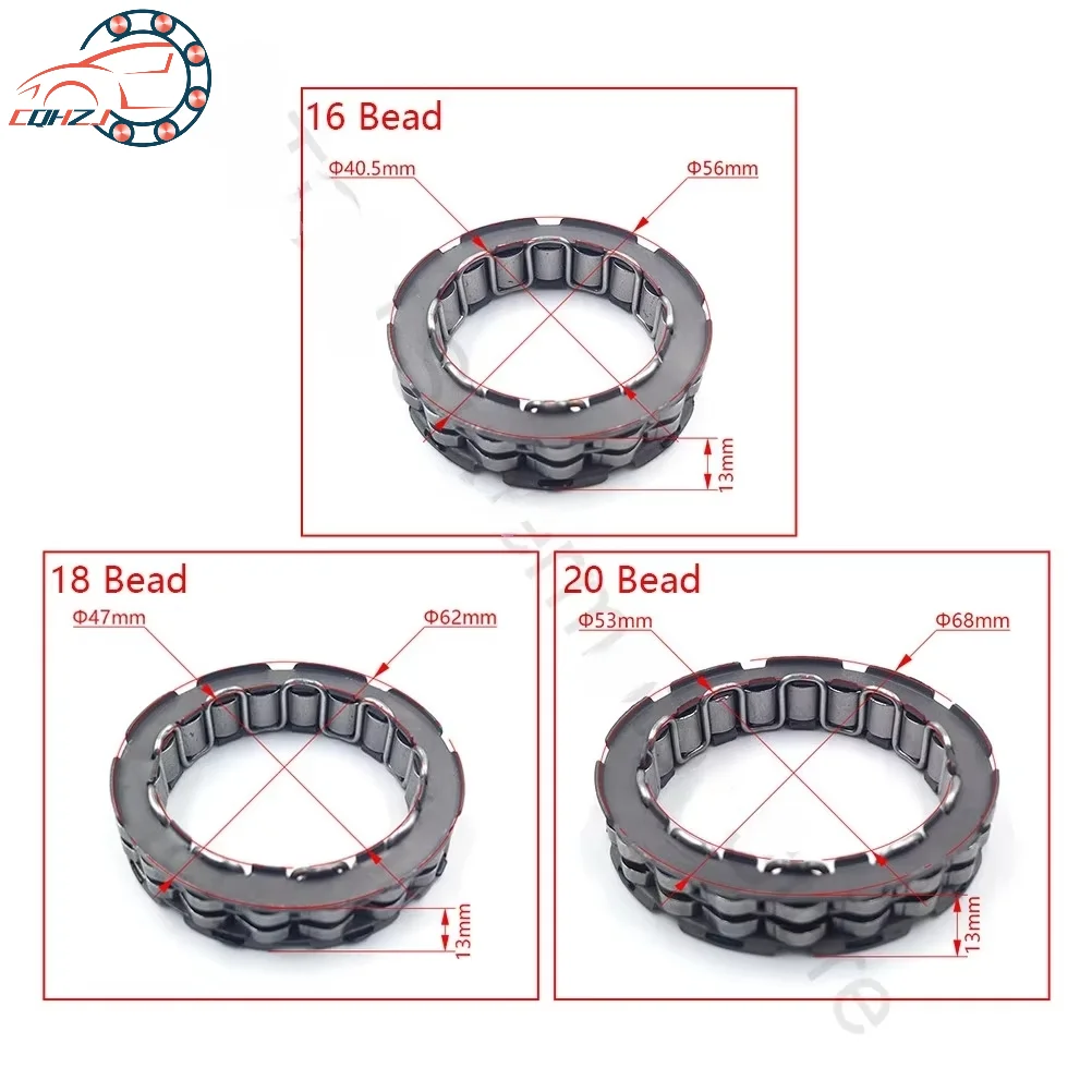 Motorcycle 16 18 20 Beads One Way Starter Overrunning Clutch Bearing Freewheel For KTM SXF XCF XCFW EXCF EXC XC NC250 2000-2024