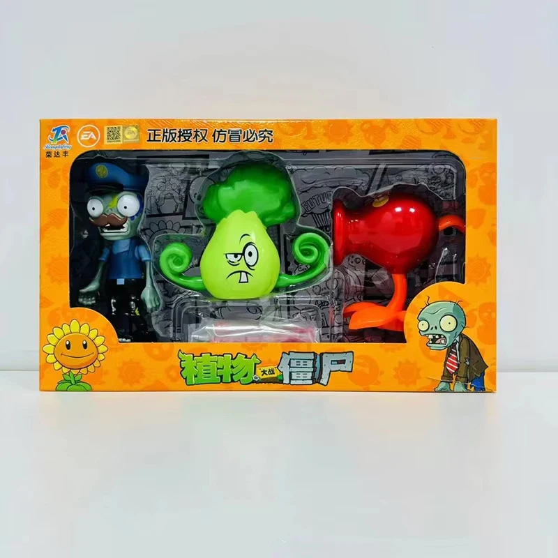 New Plants Vs. Zombies 2 Peashooter Bonk Choy Celery Stalker Toy Set Random 6 Styles Hard Plastic Game Figures Model Boy Gifts