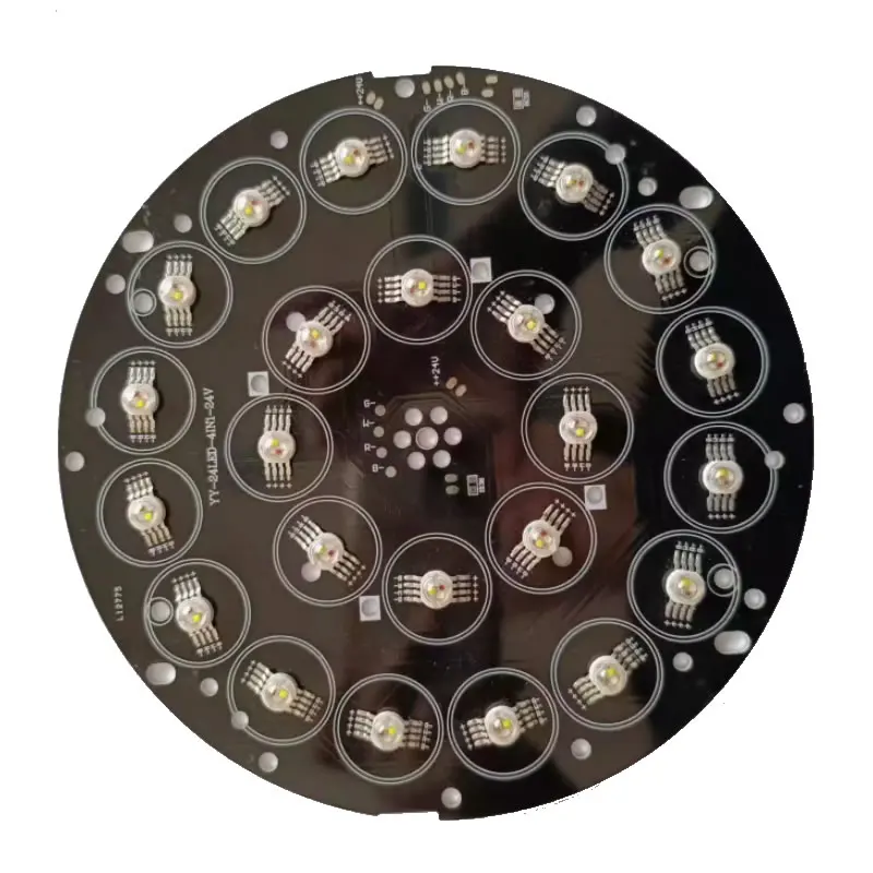 

Waterproof 180MM 24V 32V Led Par Lighting Led Panel Module Board RGBWAUV Indoor Replacement Led For LED Par Light