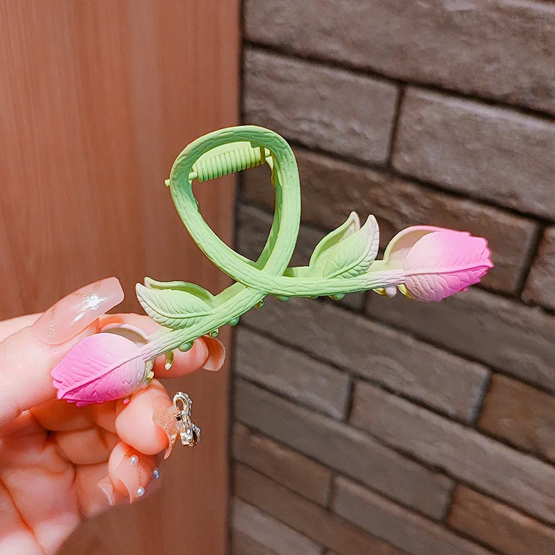 New Fashion Metal Flowers Barrettes Hairpins for Women Girl Clamp Hair Accessorie Headwear