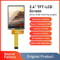 2.4 inch TFT LCD screen IPS full angle capacitive touch plug-in standard 18PIN SPI serial port driver chip ST7789V/ILI9341