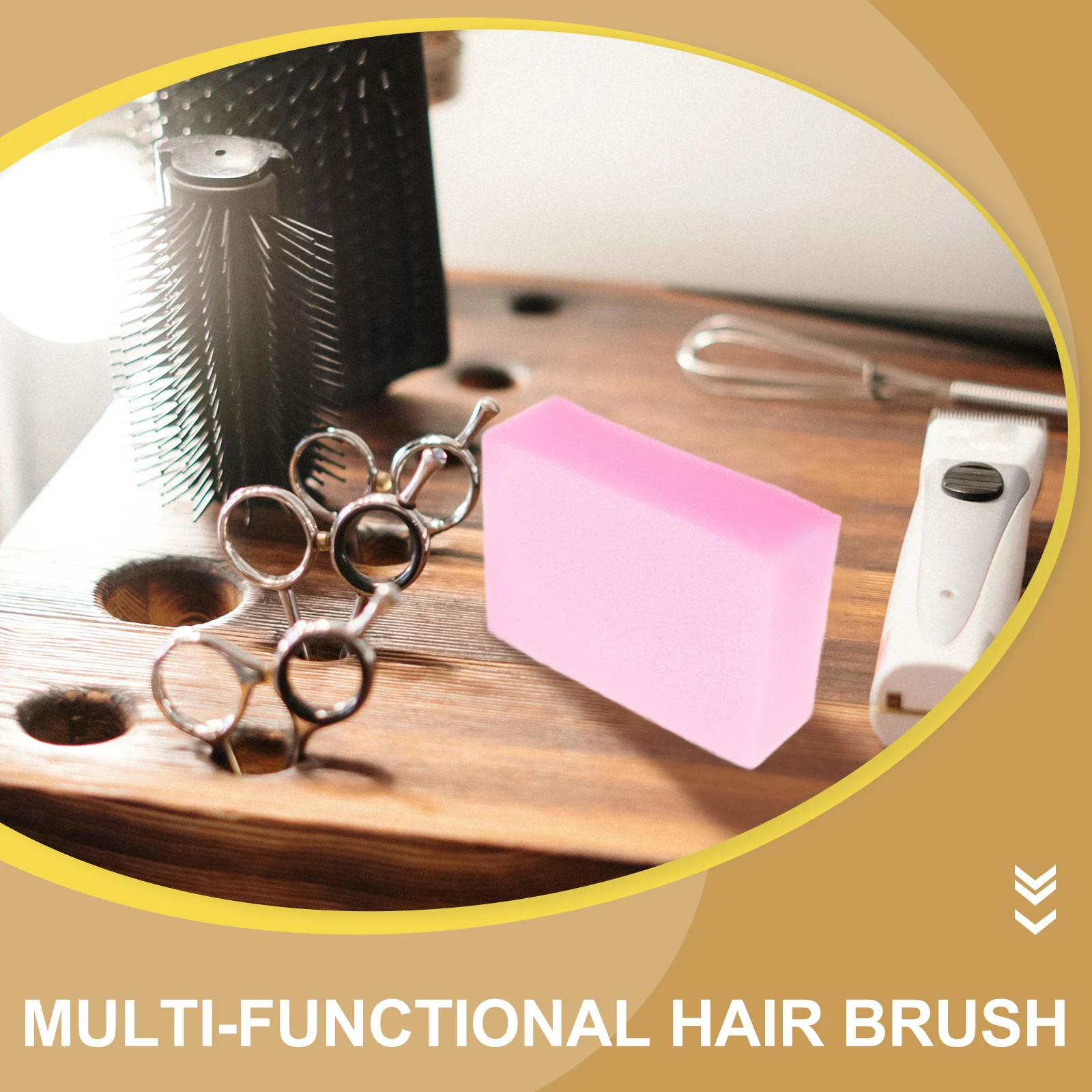 

24 Pcs Haircut Salon Wash Sponge Hair Cleaning Brush Absorbent Multi Functional Washing Sponge Home Barber Supplies
