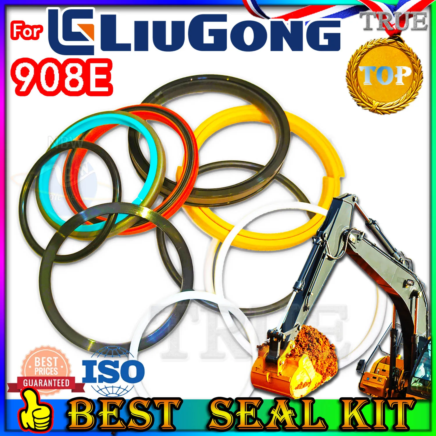 

For Liugong 908E Oil Seal Repair Kit Boom Arm Bucket Excavator Hydraulic Cylinder Bushing FKM High Suppliers Manufacturers Fix