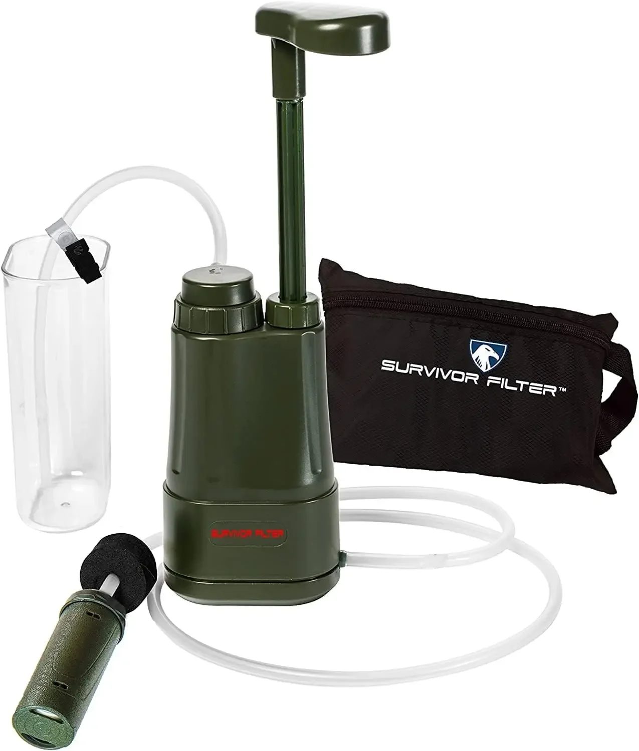 US Shipping Brand new  PRO Portable Water Filter for Camping, Survival & Emergency | USA tested 3-stage 0.01 micron hand pump pu