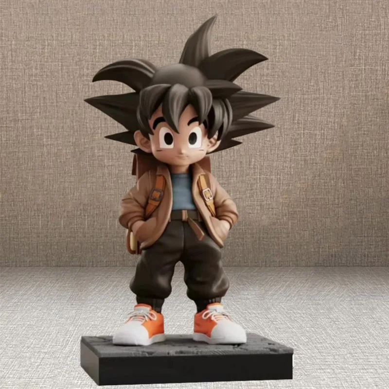 

15cm Anime Dragon Ball Z Figures Travel Son Goku Kid Figure Backpacks Statue Cute Model PVC Dolls Collection Desktop Toys Gift