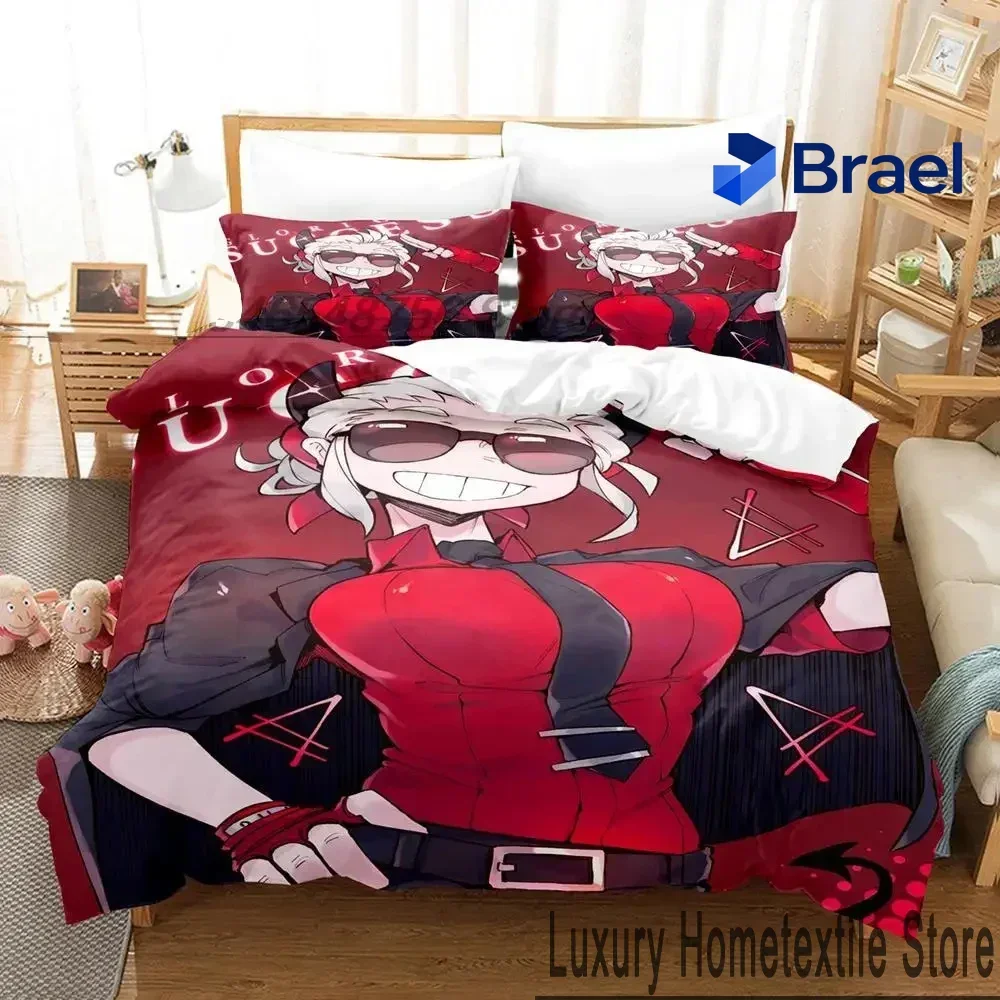 Exquisite 3D Print Anime Hellsing Bedding Set,Duvet Cover Comforter Bed Set Quilt Cover Pillowcase,King Queen Twin Size Boys Gir