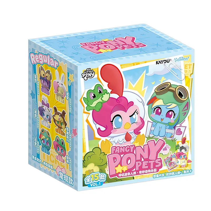 Kayou My Little Pony Engel ‌ Rarity Gummy Rainbow Dash Tank Fancy Pony Serie Anime-Figur Bausatz Spielzeug Überraschungsbox Geburtstagsgeschenk – Detail 16