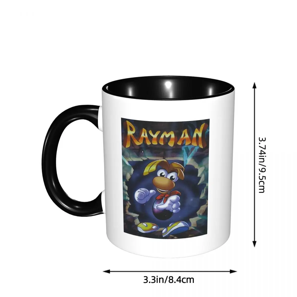 Ps1 Rayman Game Vintage Gamer Gaming Gamer Girl Videogames Mug Ceramic Coffee Cups Tea Mugs Milk Cup Drinkware Gifts for Friends