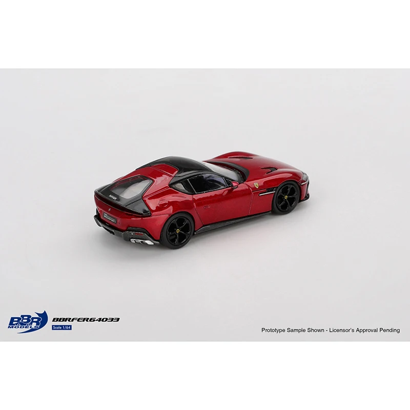 ما قبل البيع BBR 1:64 روسو إيمولا فيراري 12 سيليندري دييكاست ديوراما نموذج سيارة مجموعة لعبة #4