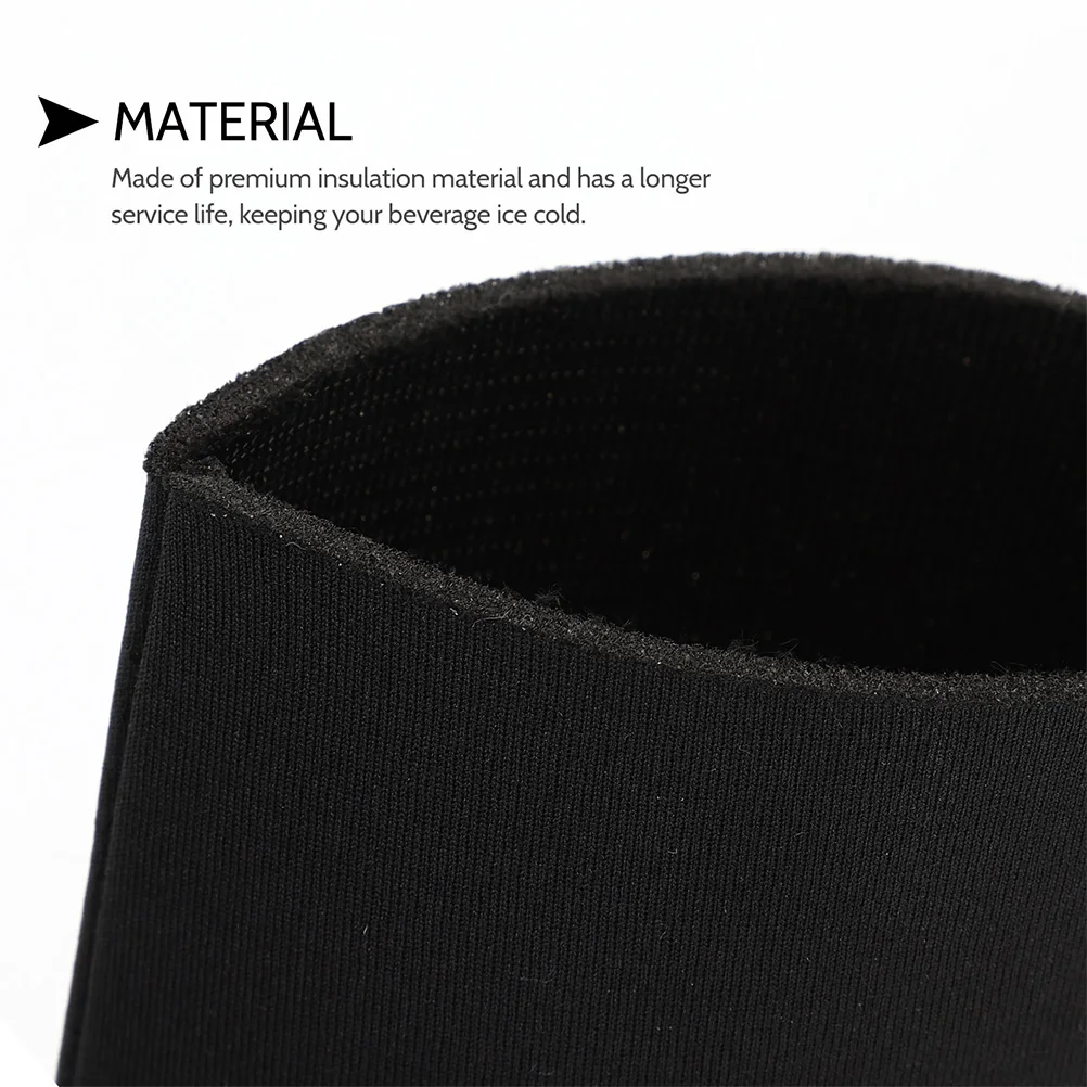 

6pcs Cup Set Beer Markers Bar Supply Can Insulated Cover Beverage Sleeves Reusable Eco friendly Fits Bottles
