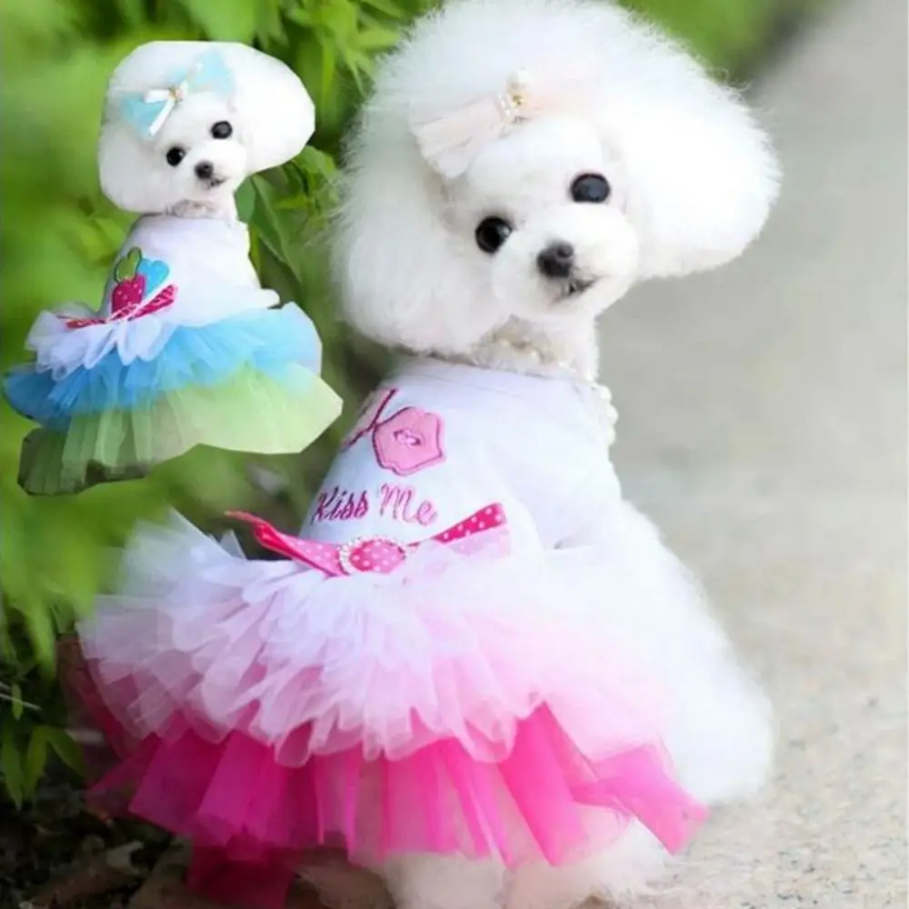 

Creative Cartoon Pet Princess Dress Breathable Soft Sweet Dog Skirt Cute Pet Skirt Pet Clothes