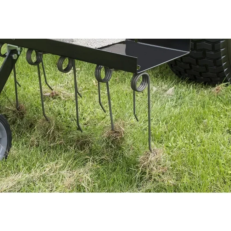 48-Inch Lawn Dethatcher, Medium, Black