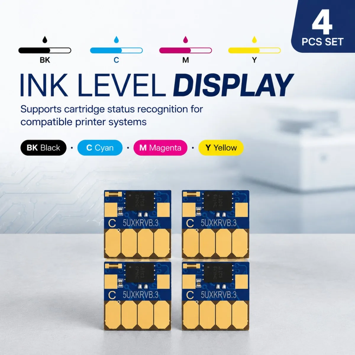 Permanent Auto Reset ARC Chips HP 952XL 953XL 954XL 955XL for HP Officejet Pro Series Printers 7740 8210 8710 8720