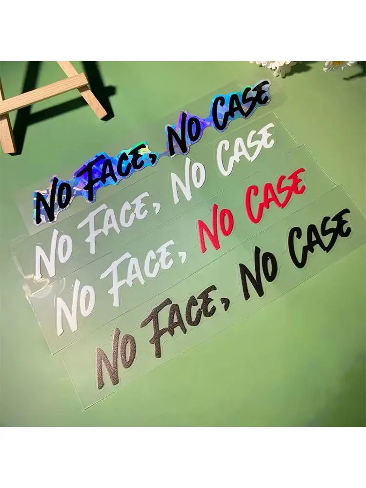 AliExpress NONE NO FACE NO CASE Motorcycle Helmet Stickers Waterproof Bicycle Top Tube Motorbike Fuel Tank Universal Motor Durable Vinyl Decals