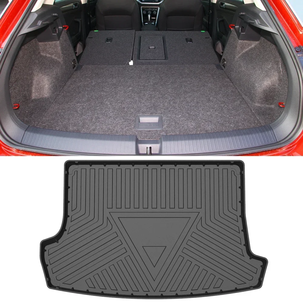 For VW Volkswagen T-ROC 2017-2023 Auto Car Cargo Liner All-Weather TPE Non-slip Trunk Mats Boot Tray Carpet Interior Accessories