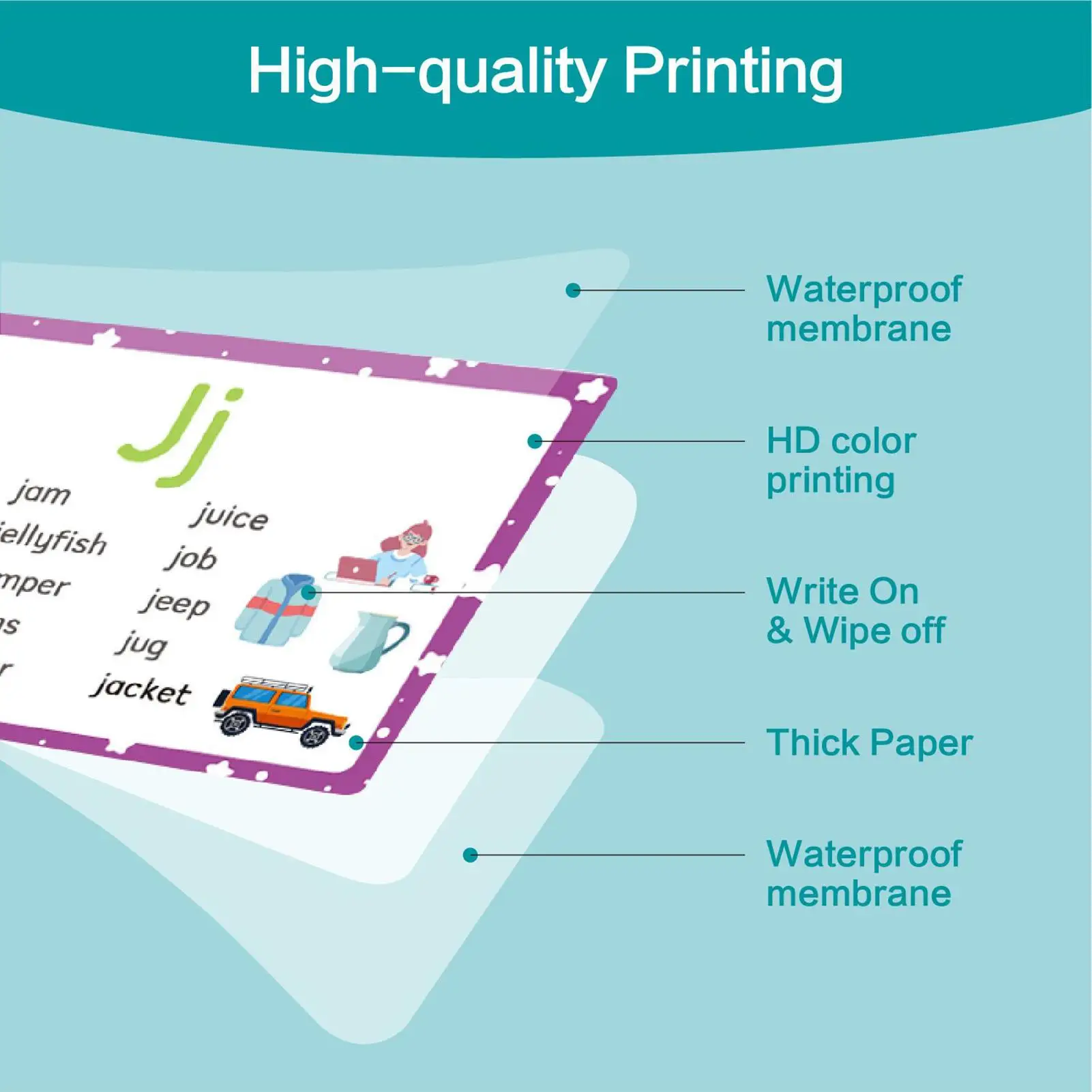 

Флэш-карта с алфавитом, красочные буквы, обучающие флэш-карты для дошкольников, развивающие игрушки для школьного класса, дома