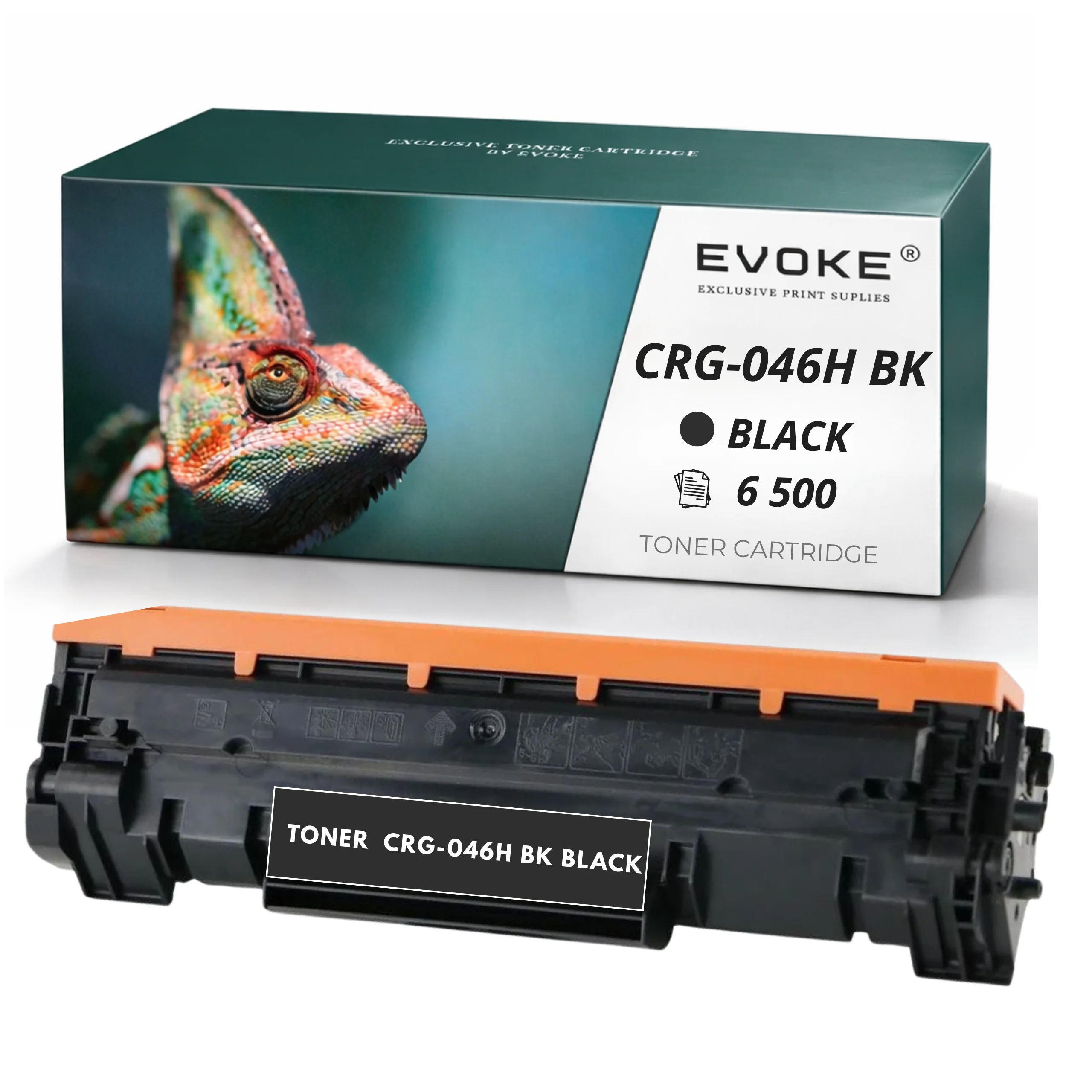 Evoke Compatibele Toner voor Canon Crg-046Hbk Crg046Hbk Crg-046H Crg046H 1254C002 Zwart 6500 Pagina's I-Sensys Mf732Cdw Mf734Cdw Mf735 Mf731Cdw