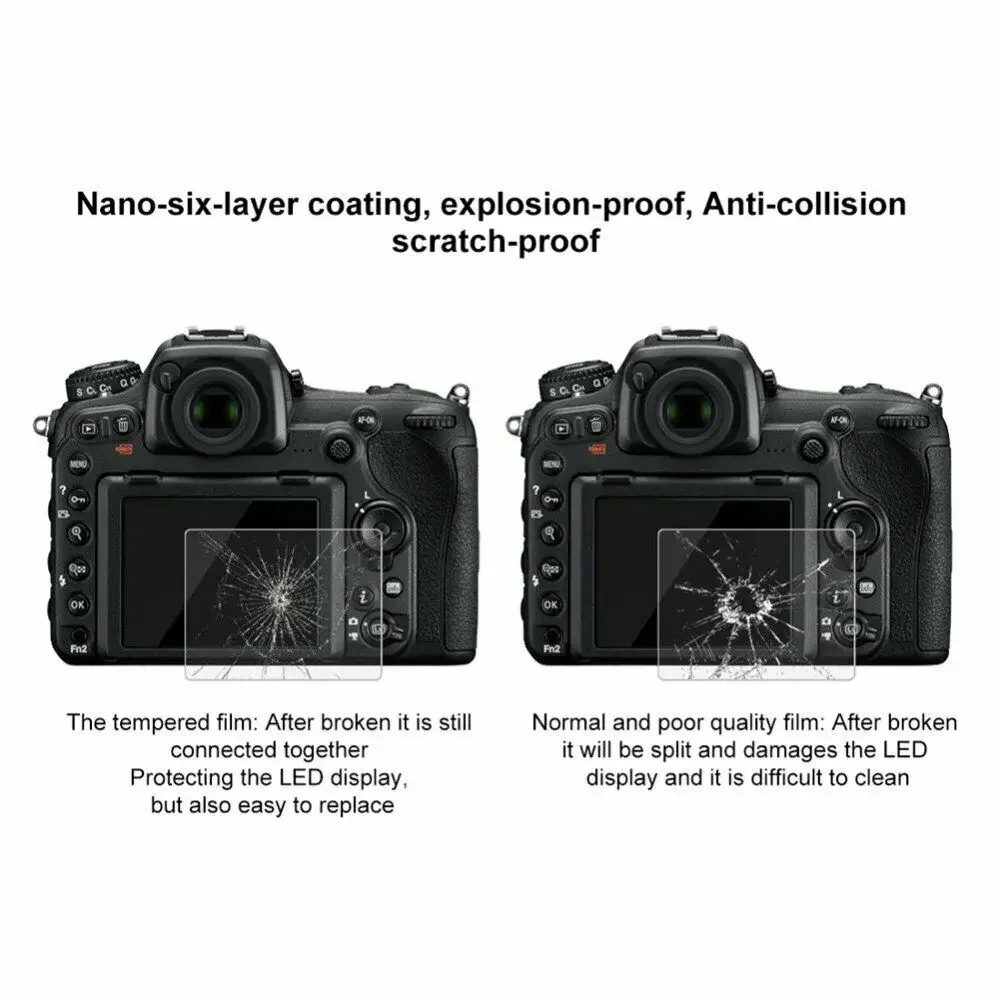 카메라 강화 유리 LCD 화면 보호대, 후지필름 X-T3 X-T4 X-T20 XT10 용, 9H