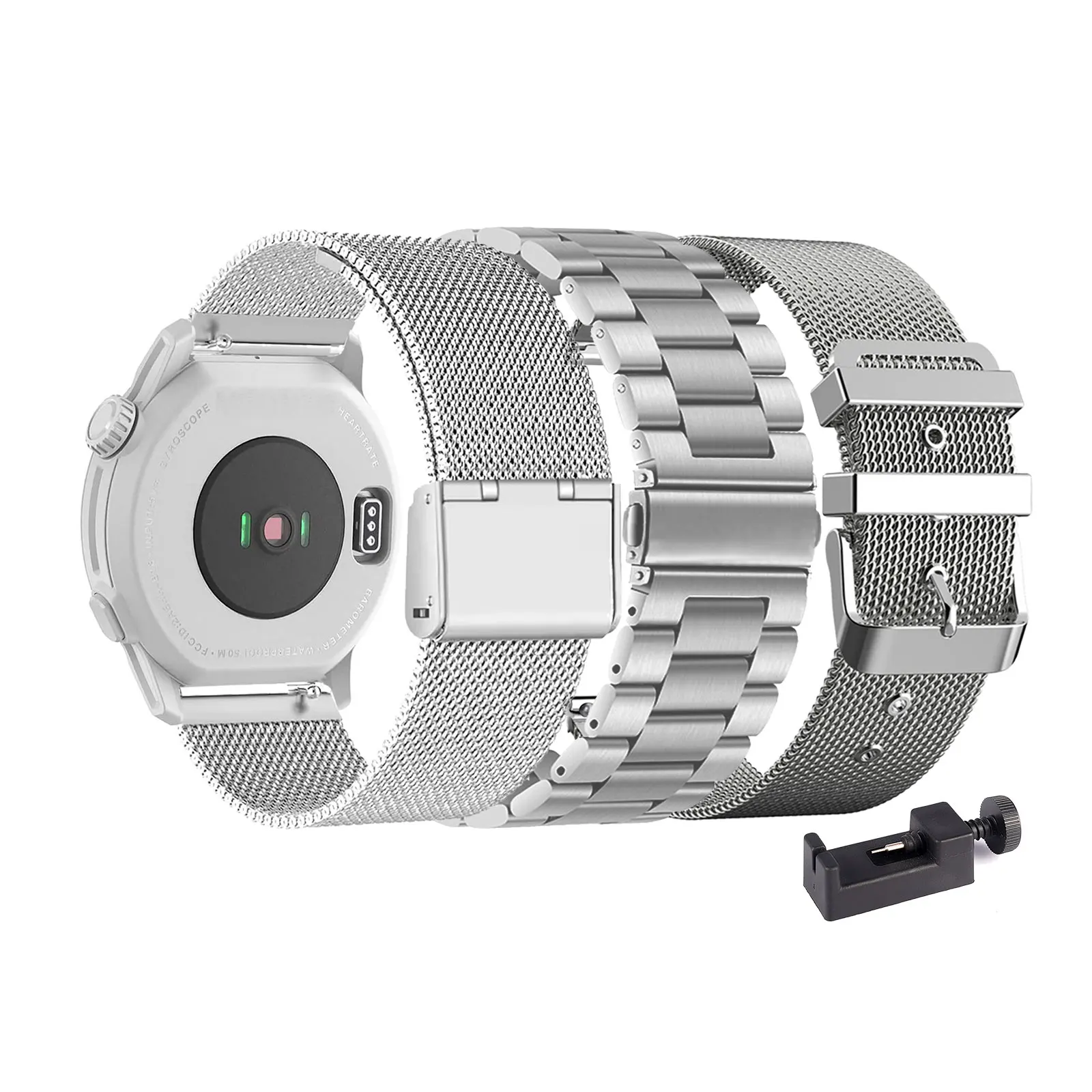 

3 металлических ремешка для COROS PACE 2/APEX 2/APEX 42 мм, для мужчин и женщин