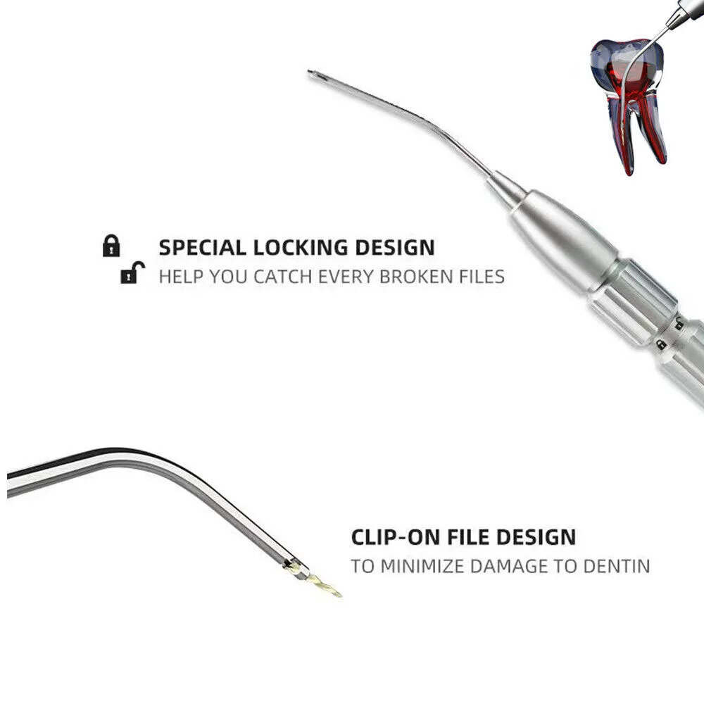 Dental Endodontic Endo File Removal System Kit Endo Broken File Removal Instrument Set Root Canal File Extractor For Clinic