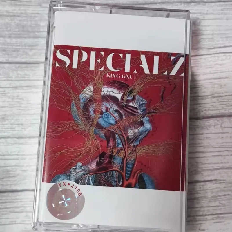 Anime Jujutsu Kaisen King Gnu cinta musical mejores éxitos OST álbum Cassette Cosplay Walkman grabadora coche banda sonora colección de cajas