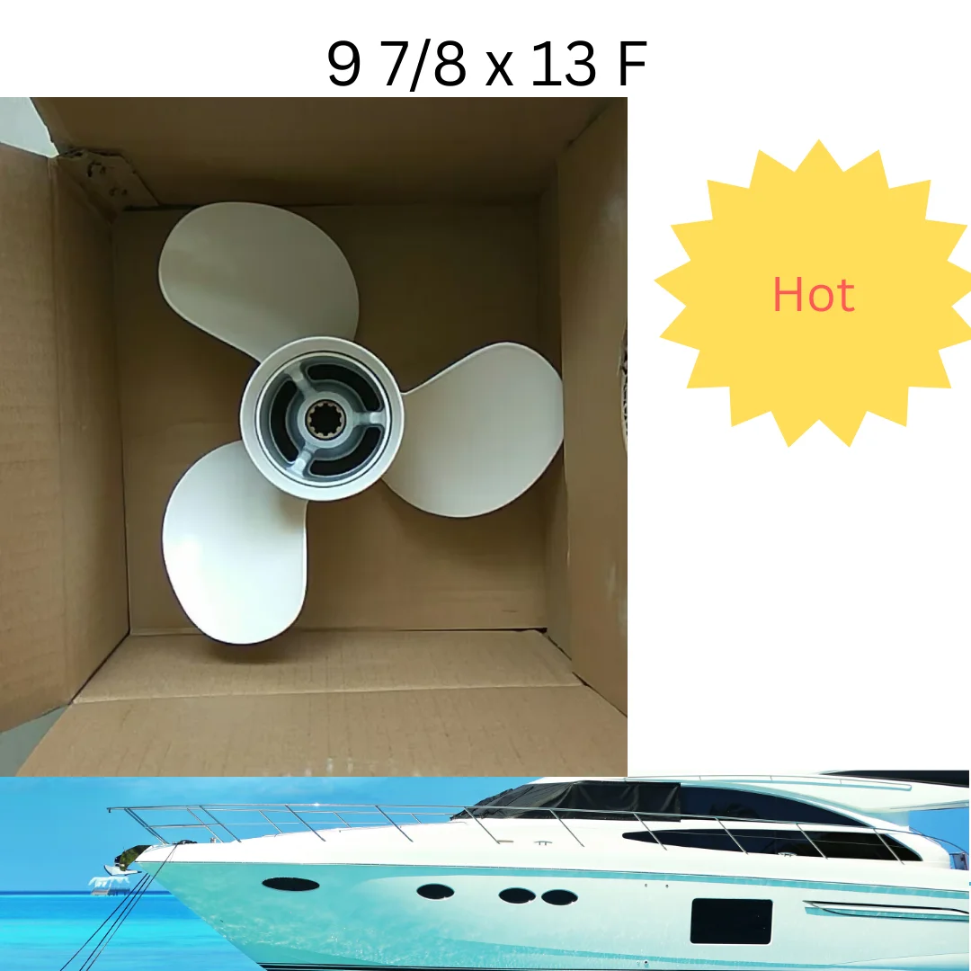 

Brand New Aluminum Alloy Propeller 9 7/8 x 13 for Yamaha 20HP 25HP 30HP Outboard Engine