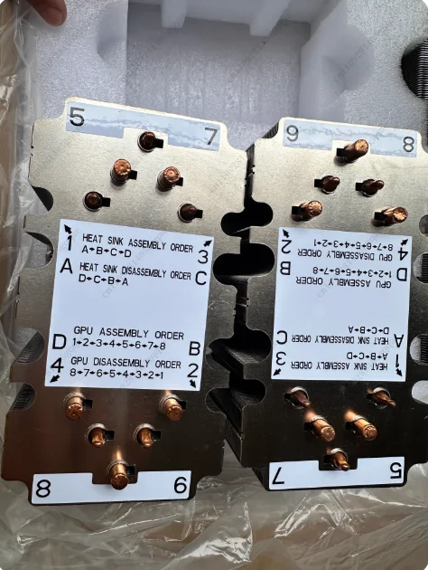 New Small Amount of V100 Sxm2 Radiator Supports V100 Sxm2 Radiator Copper Bottom Ten Copper