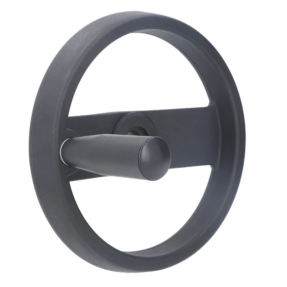 

200x18mm Hand Wheel 18mm Hole Diameter 7.87inch Diameter Plastic Handwheel Plastic Round Wheel Folding Double Spread Design